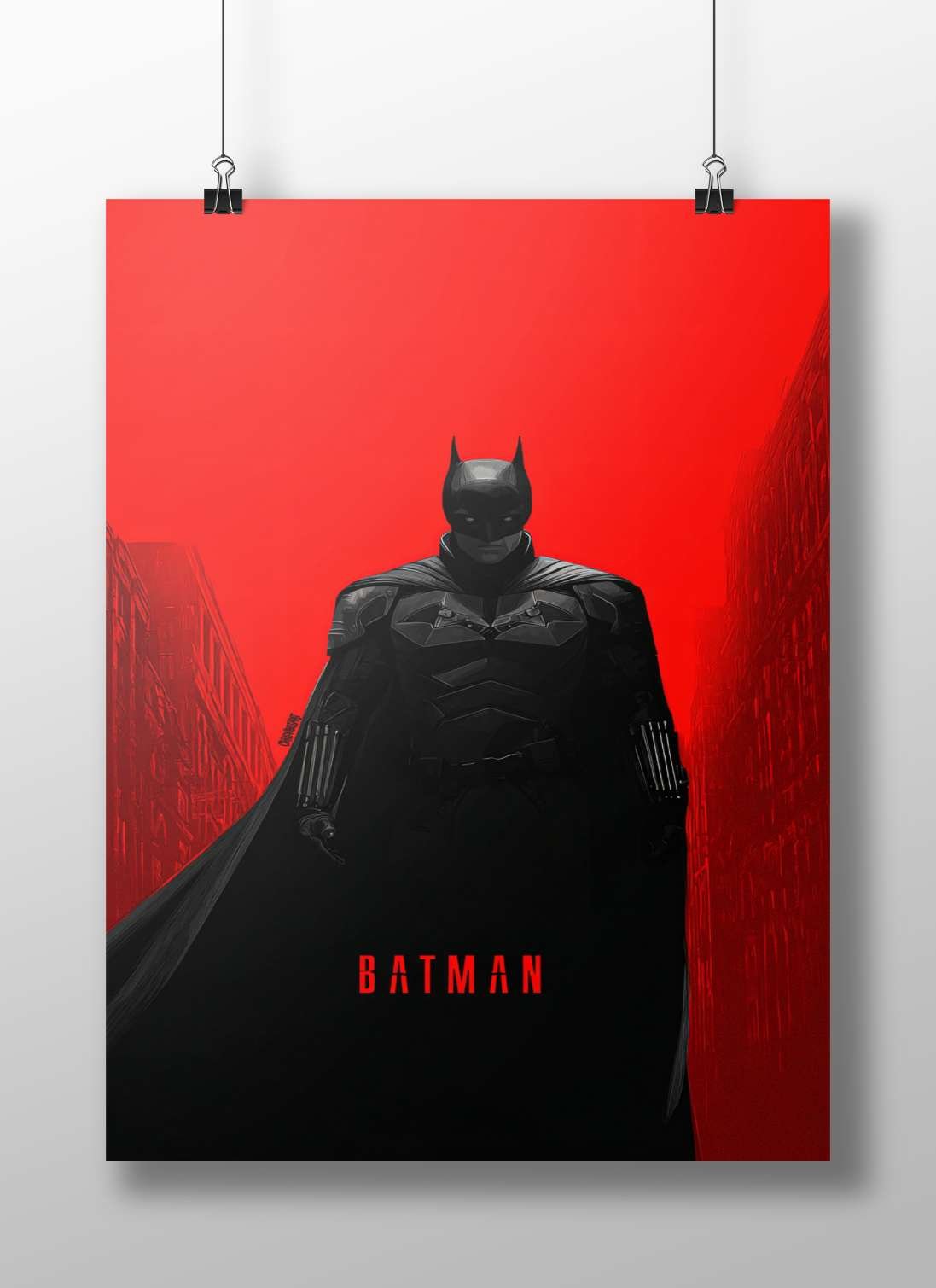 Batman (DC Comics franchise) Main Subject: Batman (DC Comics franchise) Matte BoizzBoard rigid print — Superhero wall art