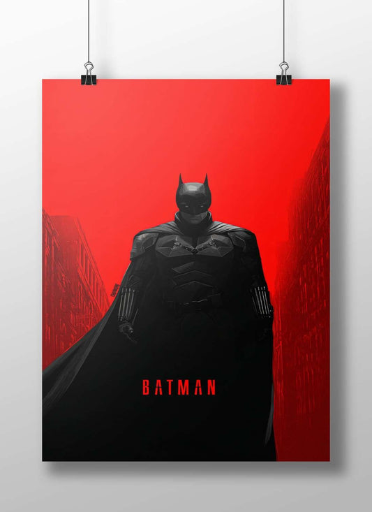 Batman (DC Comics franchise) Main Subject: Batman (DC Comics franchise) Matte BoizzBoard rigid print — Superhero wall art