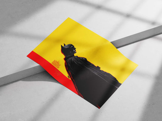 Batman (DC Comics franchise) Main Subject: Batman (DC Comics franchise) Matte poster print — Superhero wall art India |