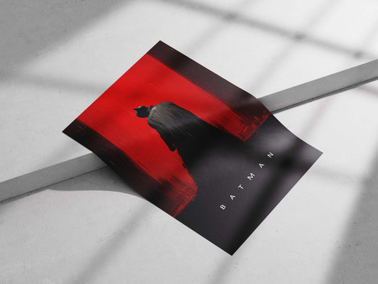 Batman (DC Comics franchise character) Main Subject: Batman (DC Comics franchise character) Matte poster print — Superhero