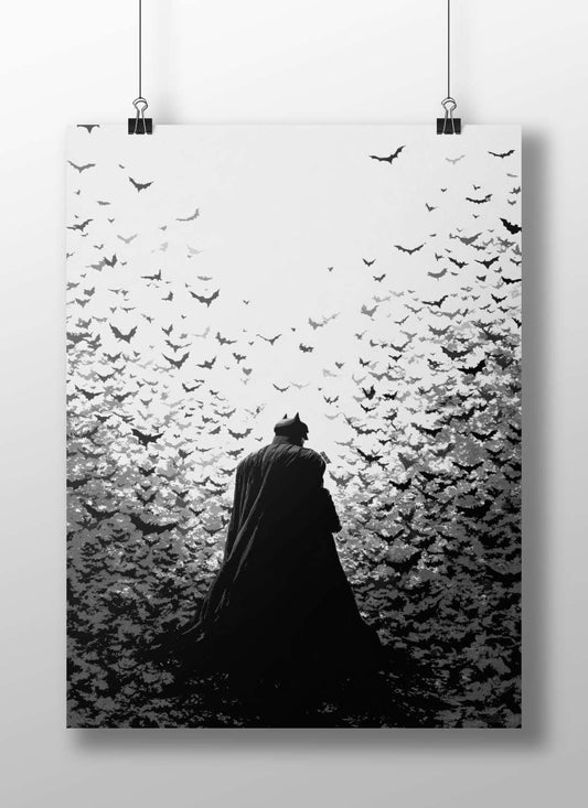 Batman (DC Comics) Main Subject: Batman (DC Comics) Matte BoizzBoard rigid print — Superhero wall art India | PosterBoizz