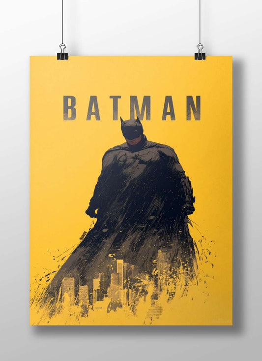 Batman (DC Comics franchise) Main Subject: Batman (DC Comics franchise) Matte BoizzBoard rigid print — Superhero wall art