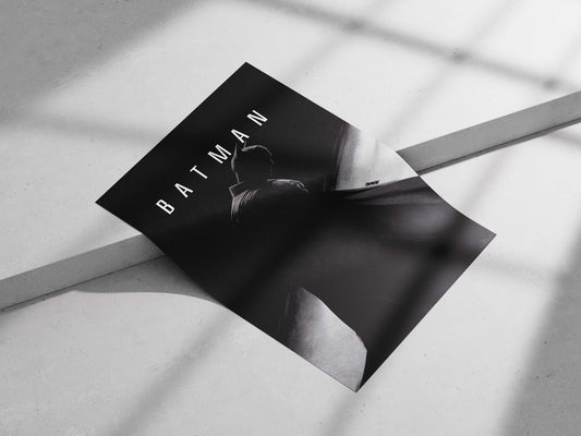 Batman (DC Comics character) Main Subject: Batman (DC Comics character) Matte poster print — Superhero wall art India |