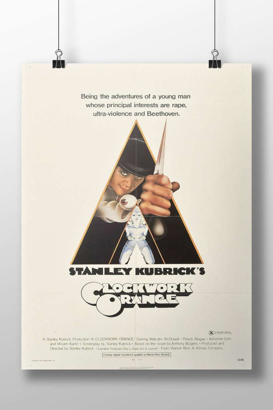 A Clockwork Orange (film) Alex Delarge - Iconic Pop Art Poster