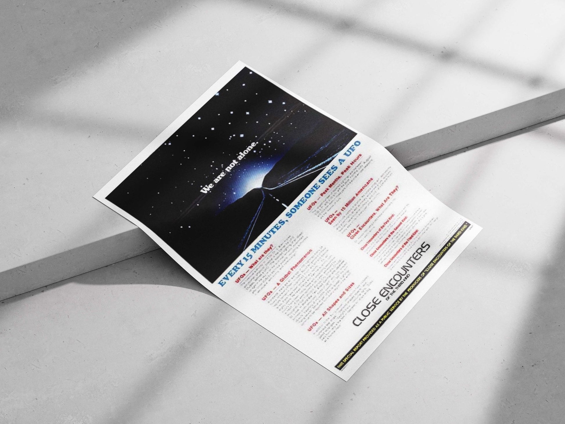 Close Encounters of the Third Kind Close Encounters - Otherworldly Encounter Poster