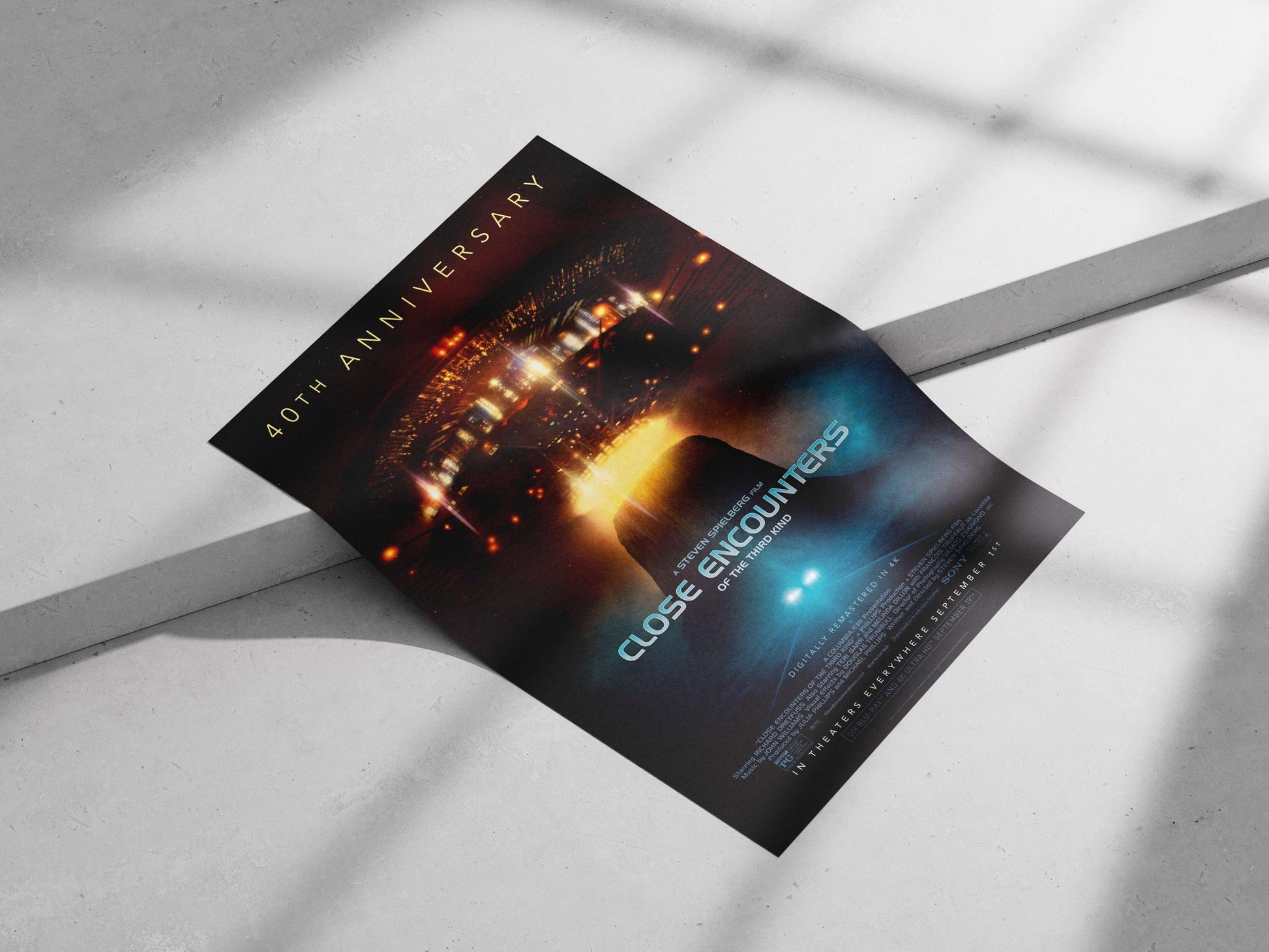 Close Encounters of the Third Kind (movie title) Close Encounters - Otherworldly Noirett Poster