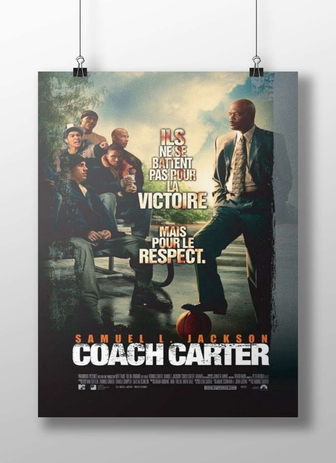 Coach Carter (the film starring Samuel L. Jackson) Coach Carter - Inspiring Leadership Poster