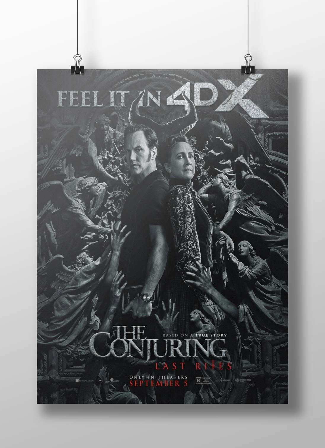 The Conjuring: Last Rites - Haunting Noir Poster