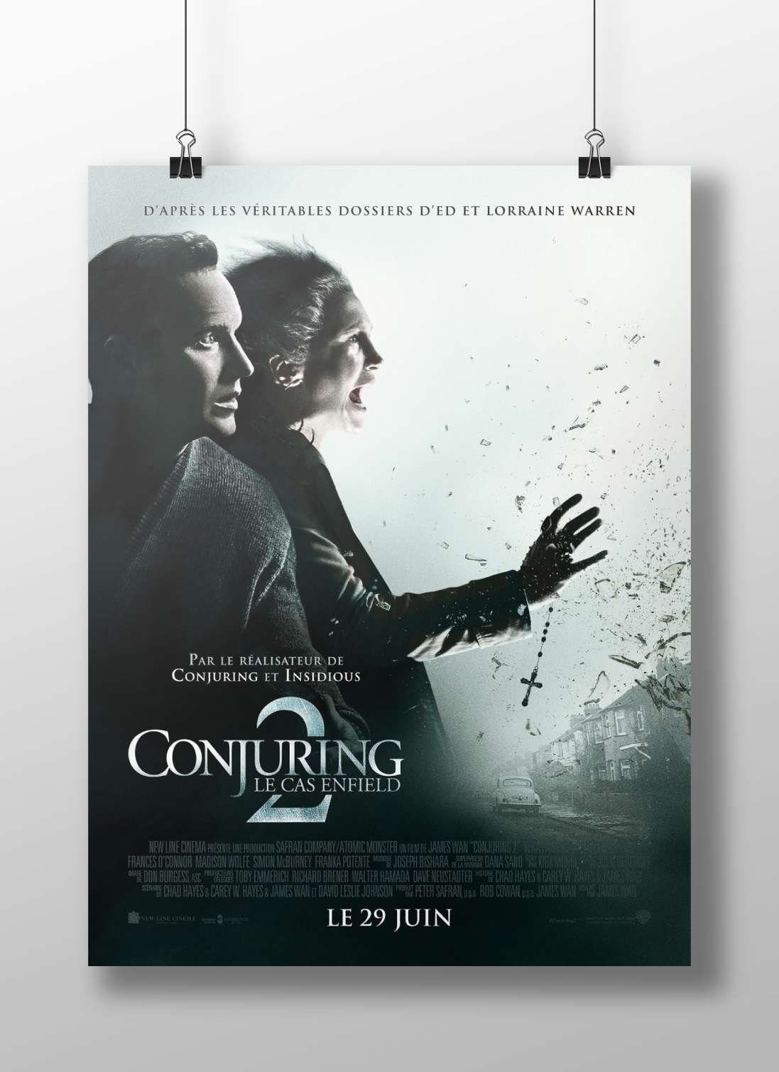 Conjuring 2 (The Enfield Case) franchise, based on Ed and Lorraine Warren's true files Annabelle