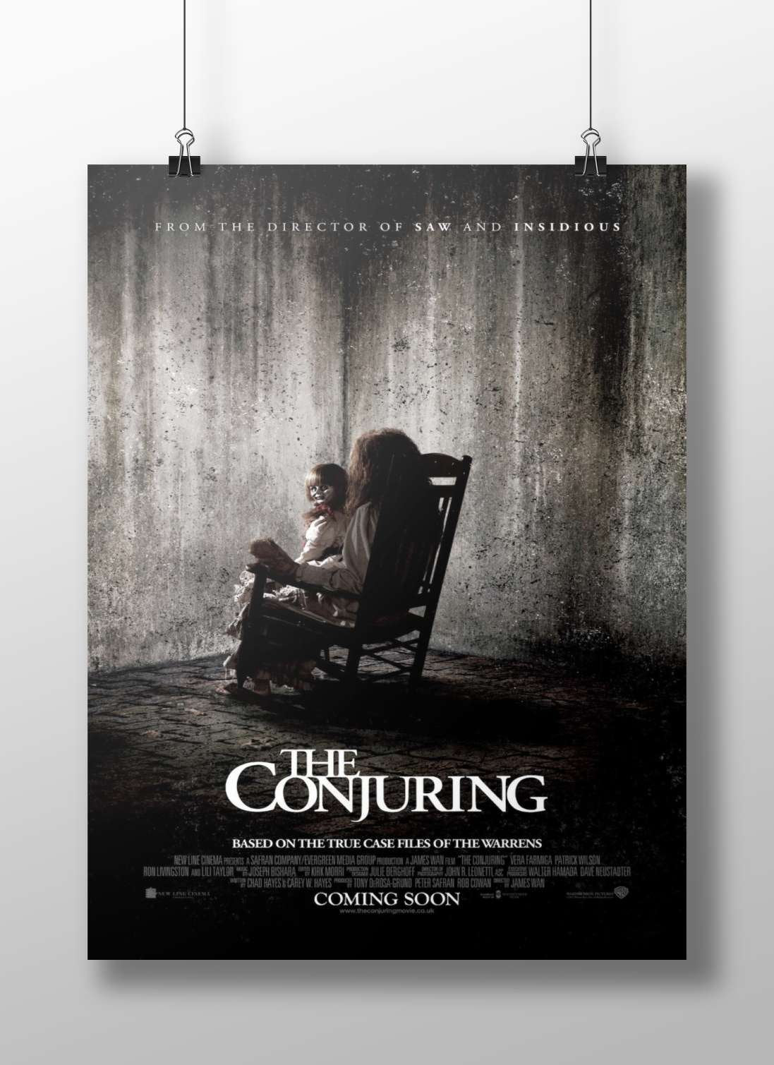 The Conjuring (franchise, movie title) The Conjuring - Supernatural Horror Poster