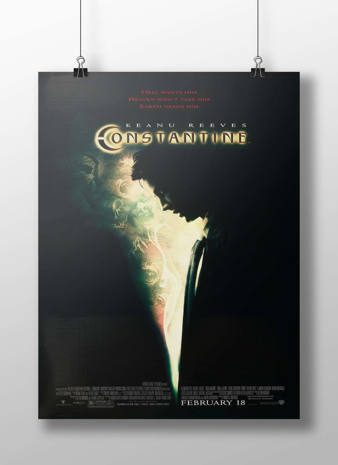 John Constantine from the Constantine franchise John Constantine - The Dark Mage Poster