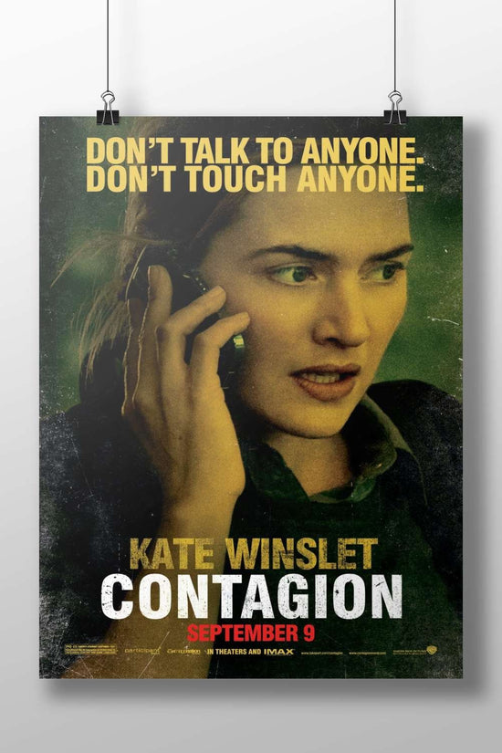 Kate Winslet in the film Contagion Kate Winslet In Contagion - Iconic Role Poster
