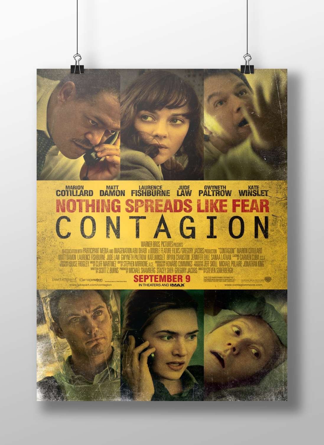 Contagion (movie) Contagion - Pandemic Fear Poster