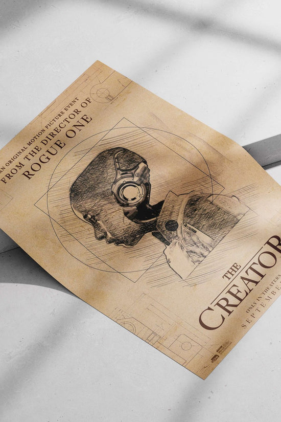 The Creator (movie) The Creator - Blueprint Poster
