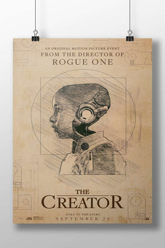The Creator (movie) The Creator - Blueprint Poster