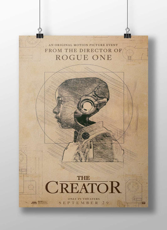 The Creator (movie) The Creator - Blueprint Poster