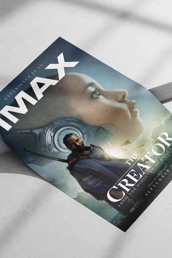 The Creator (movie title) The Creator - Timeless Sci-Fi Masterpiece Poster