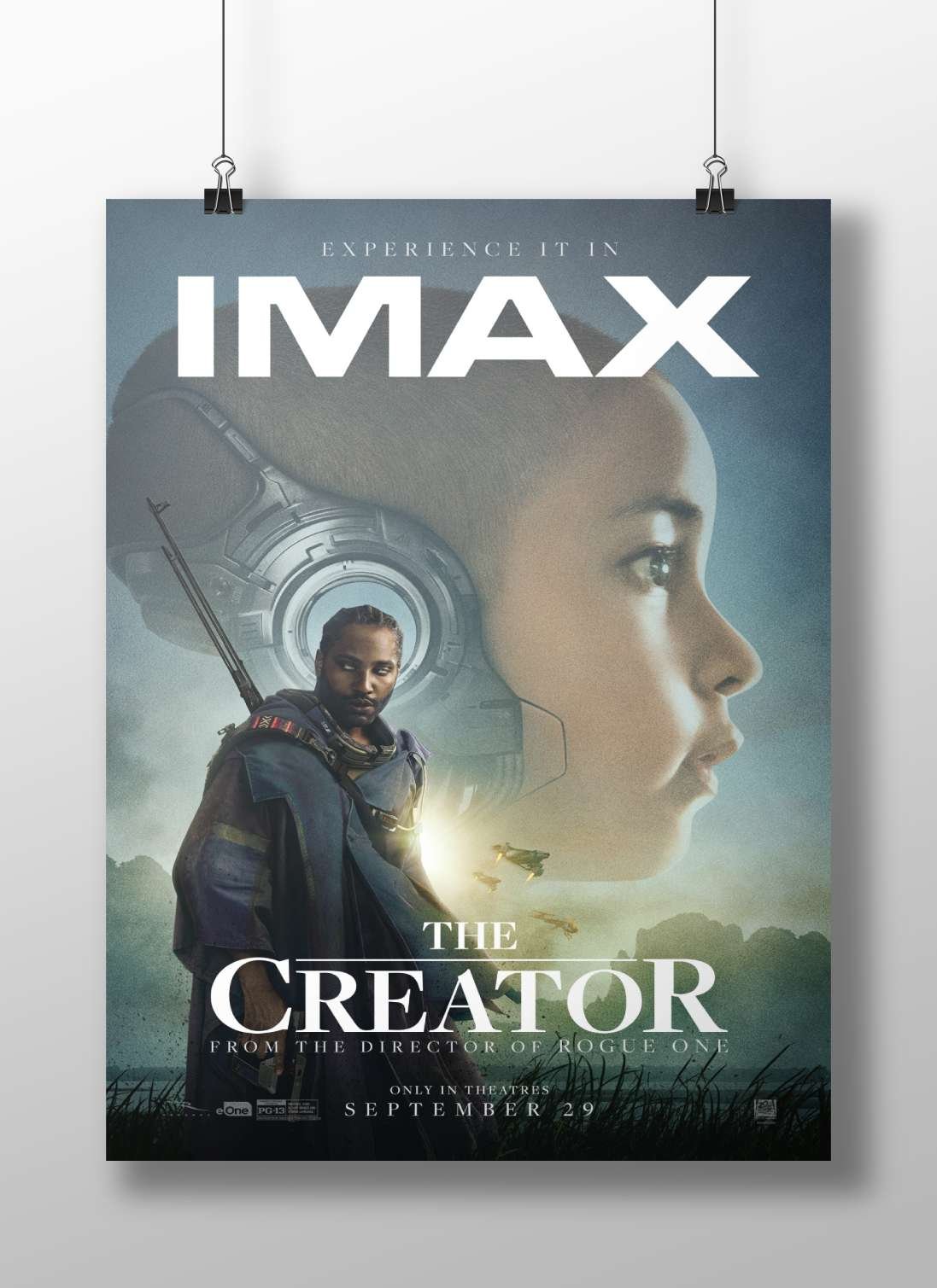 The Creator (movie title) The Creator - Timeless Sci-Fi Masterpiece Poster