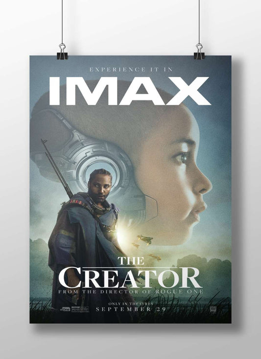 The Creator (movie title) The Creator - Timeless Sci-Fi Masterpiece Poster