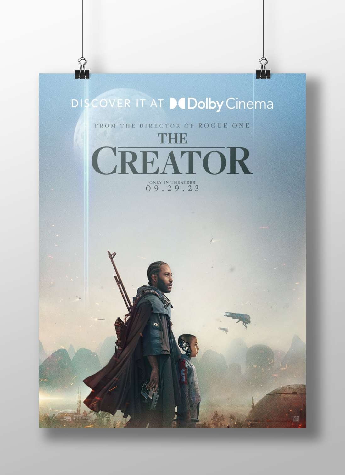 The Creator (movie) The Creator - Cinematic Vision Poster