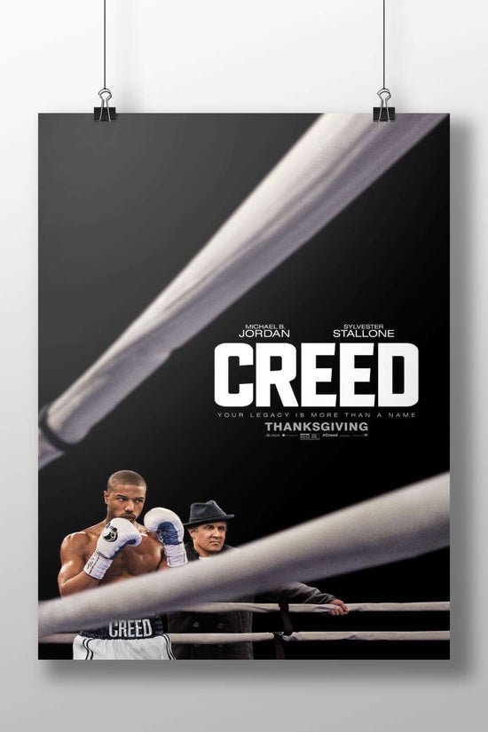Creed (franchise movie starring Michael B. Jordan and Sylvester Stallone) Creed - Motivational Poster