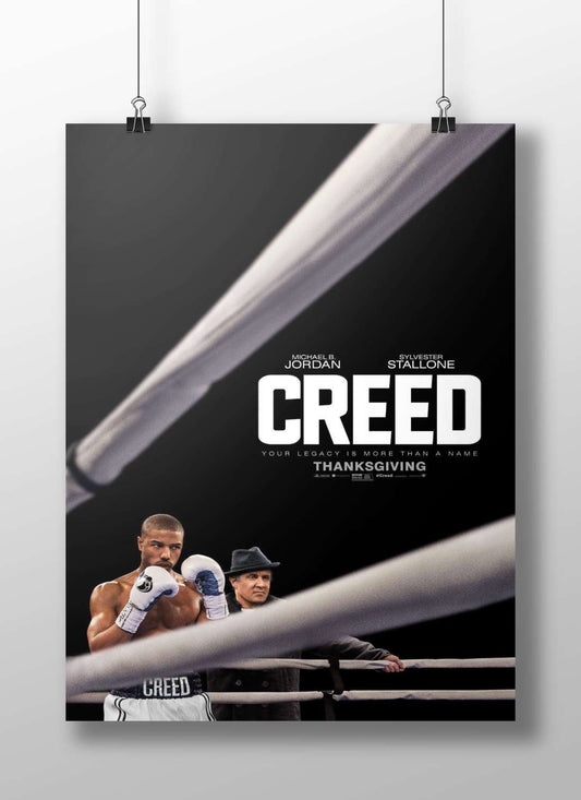 Creed (franchise movie starring Michael B. Jordan and Sylvester Stallone) Creed - Motivational Poster