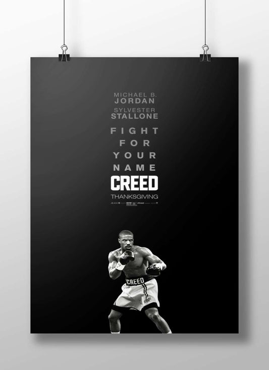 Creed franchise (specifically the movie "Creed") Apollo Creed - Redemption Poster
