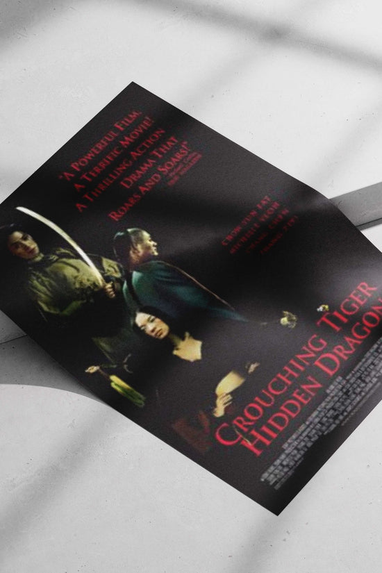 Crouching Tiger Hidden Dragon - Noir Poster