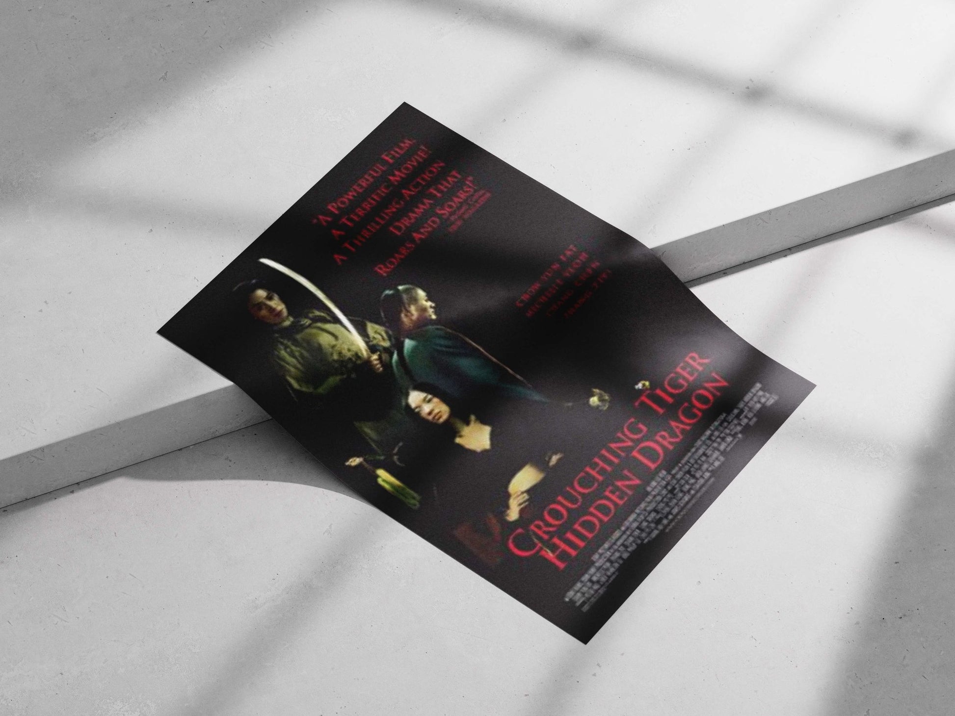 Crouching Tiger Hidden Dragon - Noir Poster