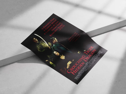 Crouching Tiger Hidden Dragon - Noir Poster
