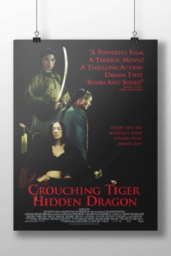 Crouching Tiger Hidden Dragon - Noir Poster