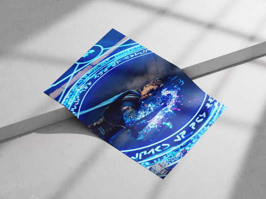 Character from Immortals of Aveum Main Subject: Character from Immortals of Aveum Matte poster print — Gaming wall art India