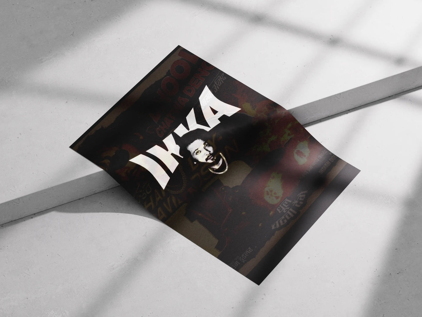 Ikka Rapper Fan Art Poster - Indian Hip-Hop Wall Decor