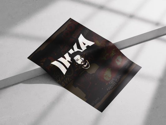 Ikka Rapper Fan Art Poster - Indian Hip-Hop Wall Decor