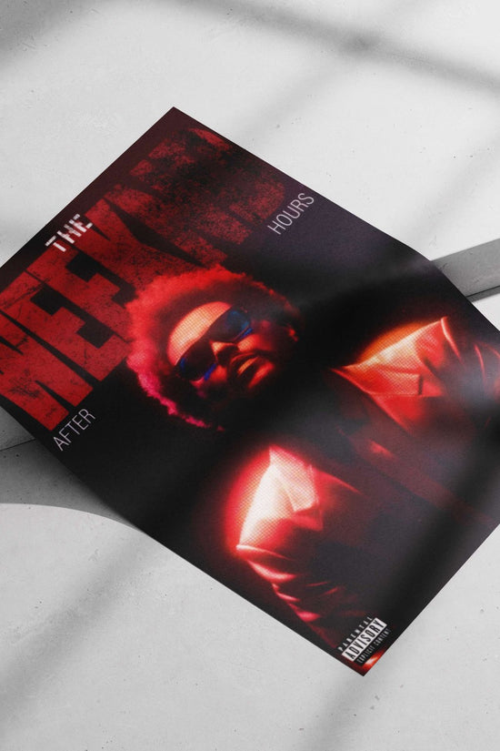 The Weeknd - Noir Aesthetic Poster
