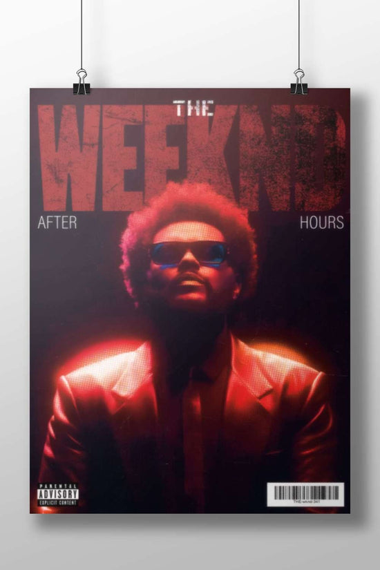 The Weeknd - Noir Aesthetic Poster