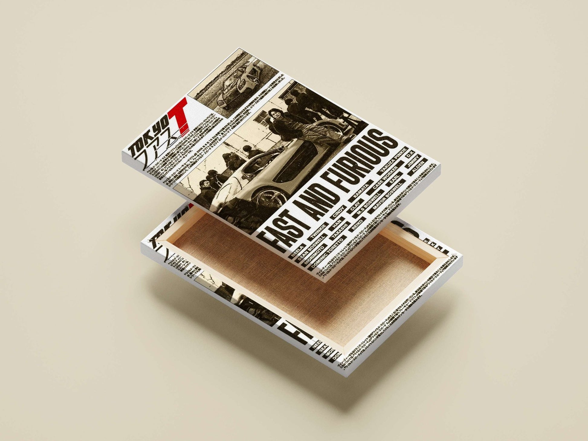 Fast and Furious franchise (including characters like Dominic Toretto, Sean Boswell, and Tokyo Drift) Main Subject: Fast and