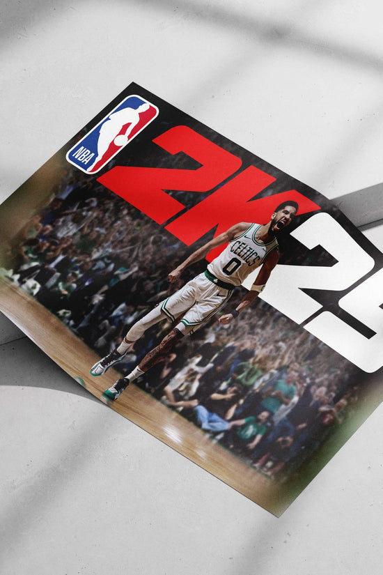 Jayson Tatum (Boston Celtics) Main Subject: Jayson Tatum (Boston Celtics) Matte poster print — Sports wall art India |