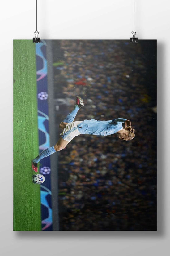 Erling Haaland (Manchester City FC) Main Subject: Erling Haaland (Manchester City FC) Matte BoizzBoard rigid print — Sports