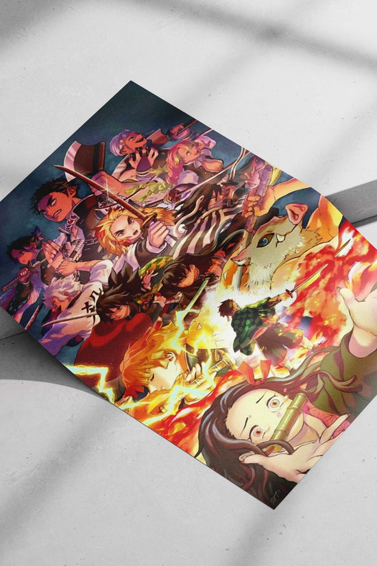 Demon Slayer: Kimetsu no Yaiba characters Tanjiro Kamado - Battle Stance Poster