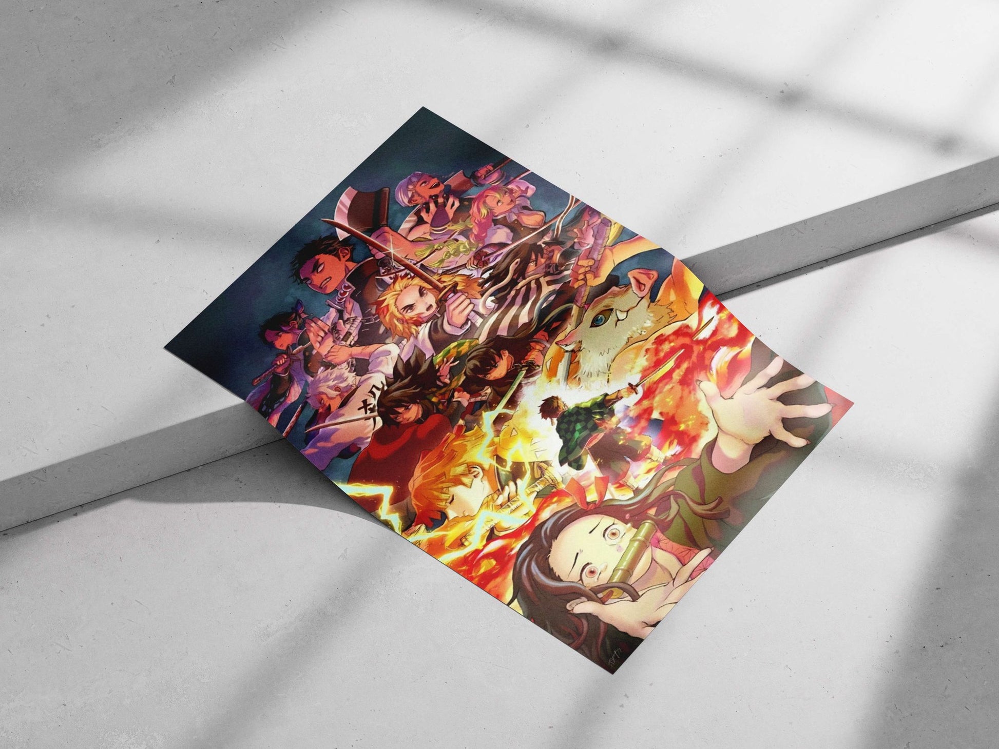 Demon Slayer: Kimetsu no Yaiba characters Tanjiro Kamado - Battle Stance Poster