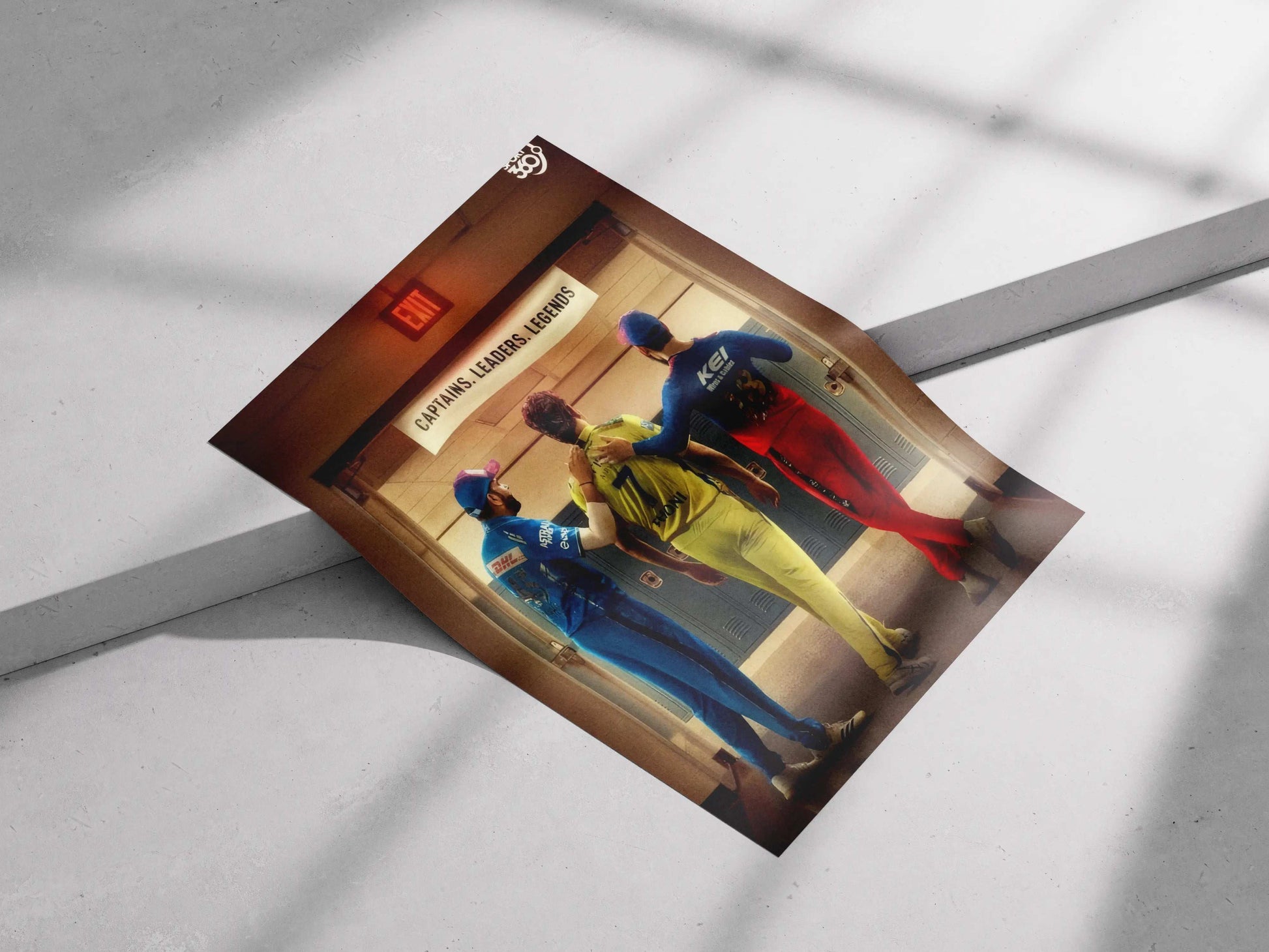 Dhoni Rohit Virat Poster – Captains Leaders Legends Cricket Wall Art