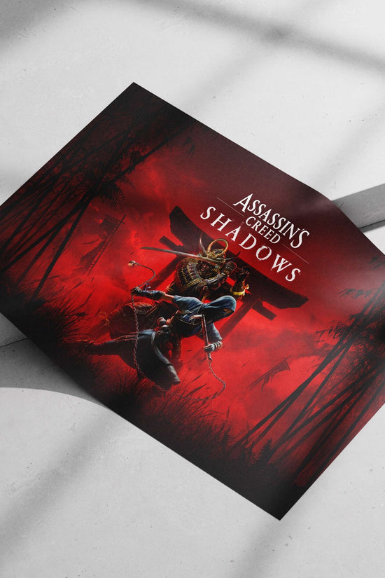 The video game "Assassin's Creed Shadows" and its characters. Main Subject: The video game "Assassin's Creed Shadows" and
