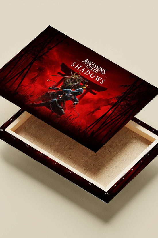 Assassins' Creed Shadows Main Subject: Assassins' Creed Shadows Canvas wall art — Gaming wall art India | PosterBoizz