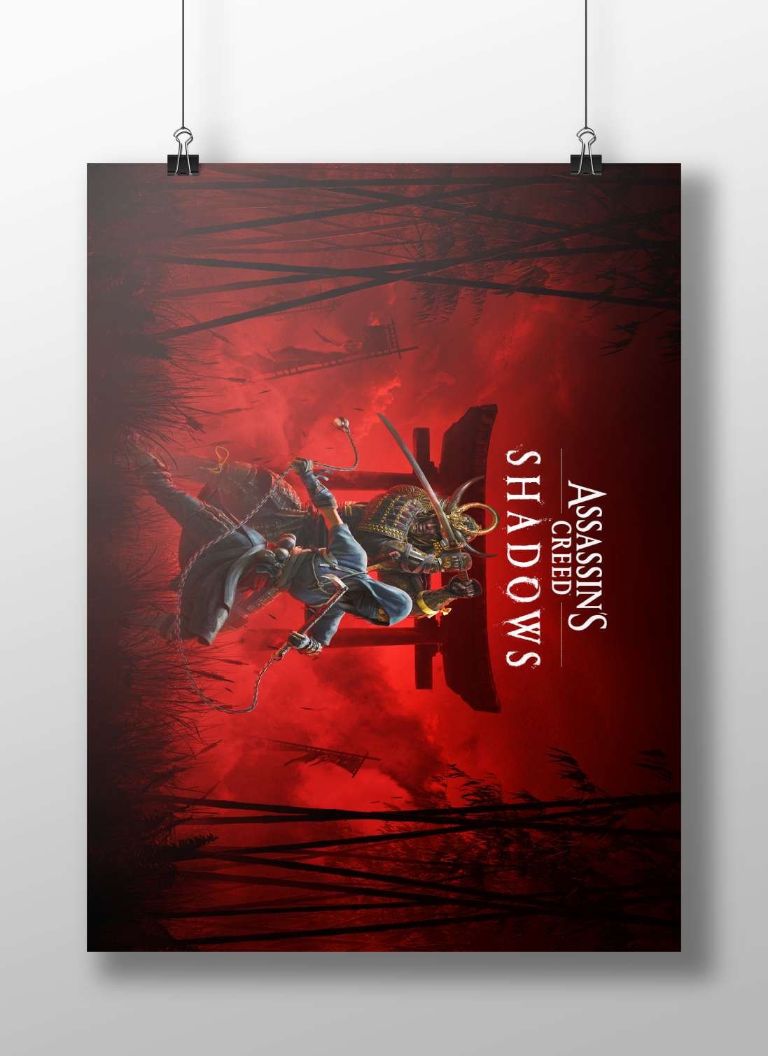 The video game "Assassin's Creed Shadows" and its characters. Main Subject: The video game "Assassin's Creed Shadows" and