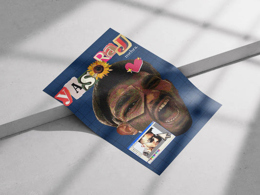 YASH RAJ MEHRA - Collage Portrait Art Print