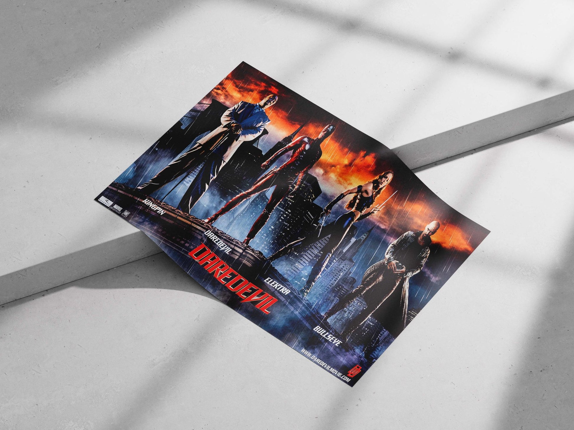 Daredevil franchise (specifically featuring Bullseye as confirmed by OCR text) Bullseye - Vengeance Poster
