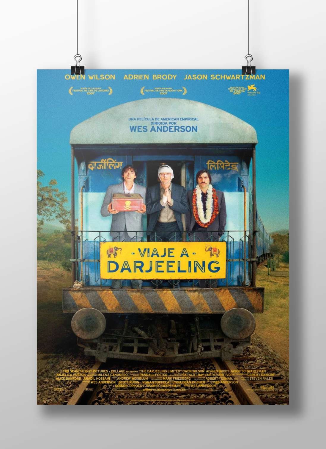 The Darjeeling Limited (film) The Darjeeling Limited - Elegance On Rails Poster