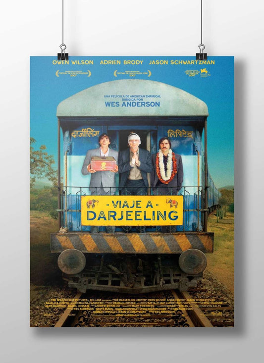 The Darjeeling Limited (film) The Darjeeling Limited - Elegance On Rails Poster