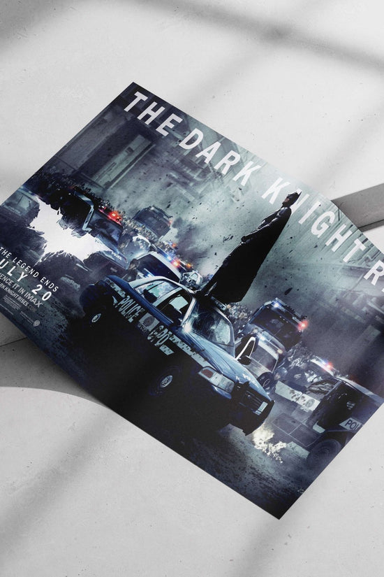 The Dark Knight Rises (Batman film franchise) The Dark Knight Rises - Noir Icon Poster